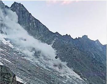 Felssturz auf der Gscheneralp